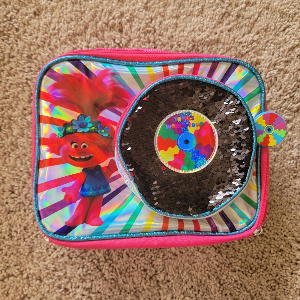 Trolls world tour lunch bag